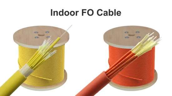 Cable de fibra óptica de comunicación LSZH de PVC monomodo monomodo de núcleo interior de fábrica de China 1 ~ 288
