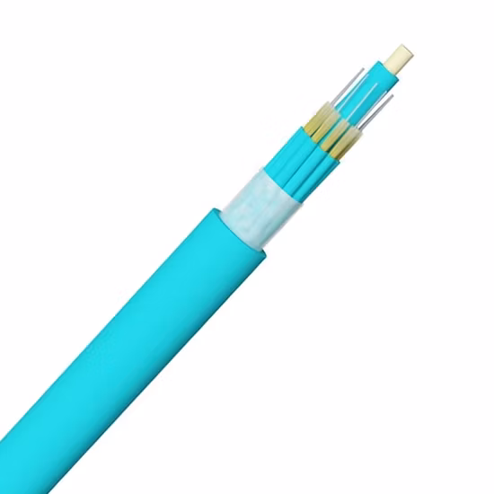 Cable de fibra óptica de comunicación LSZH de PVC monomodo monomodo de núcleo interior de fábrica de China 1 ~ 288